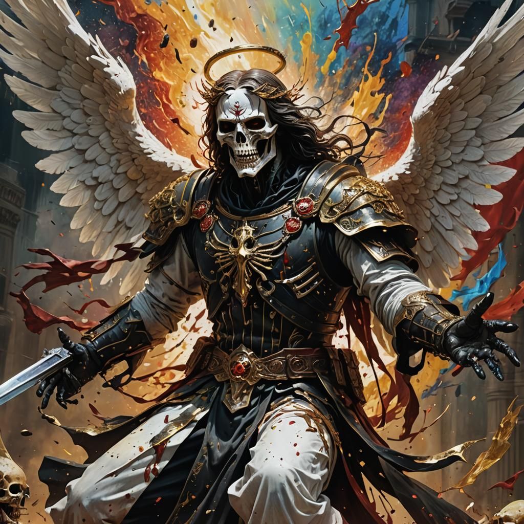 Azrael: Angel of Death, Hyperrealistic Concept Art