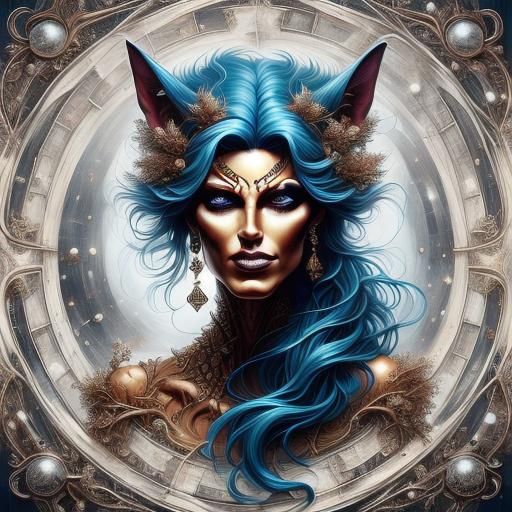 Surreal Gothic Horror Dreamscape in Full Color