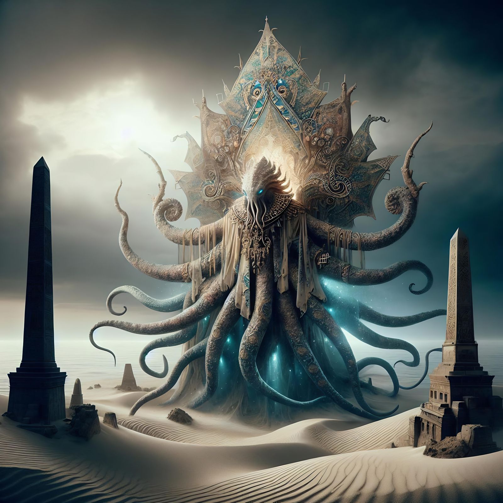 Mythical Sea Creature Emerges in Egyptian Desert