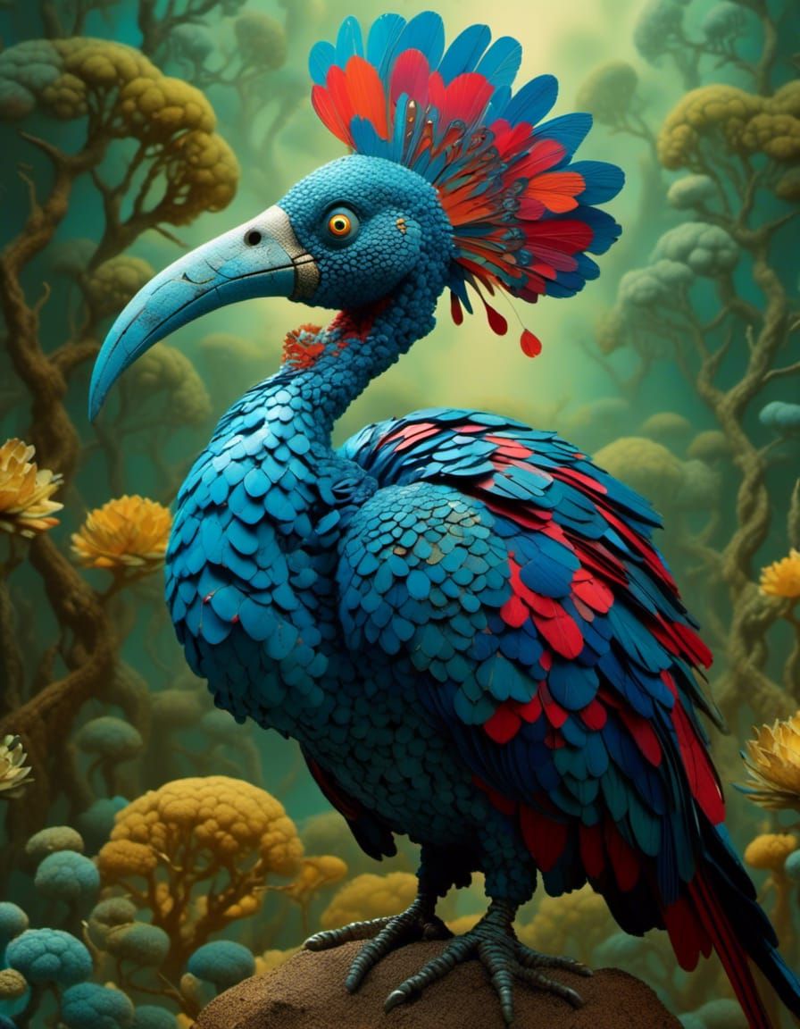 Ethereal Figure Fading into Cosmic Void as CGI Render