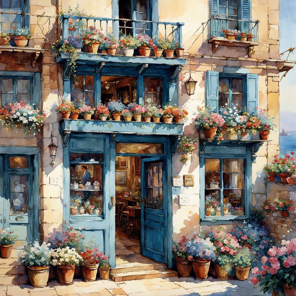 Vintage Fishing Tackle Shop with Breathtaking Sea Views in W...