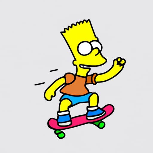 Bart skating