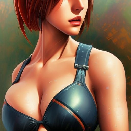 Regina in Bikini: Hyperdetailed Portrait in Unreal Engine 5