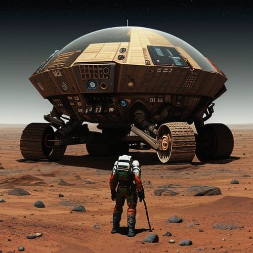 Future Life on Mars: AI-Generated Vision