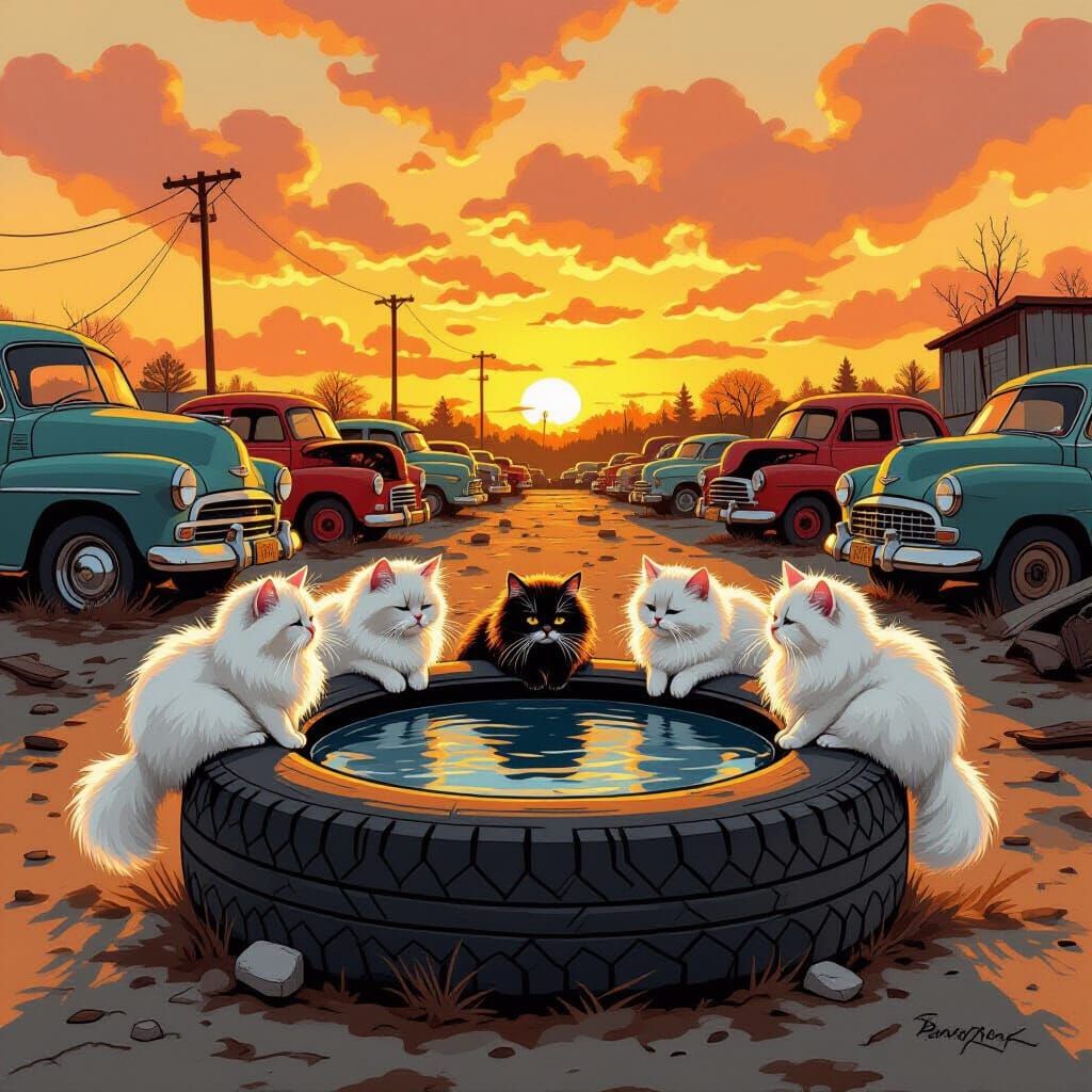 Purfect Watering Hole!