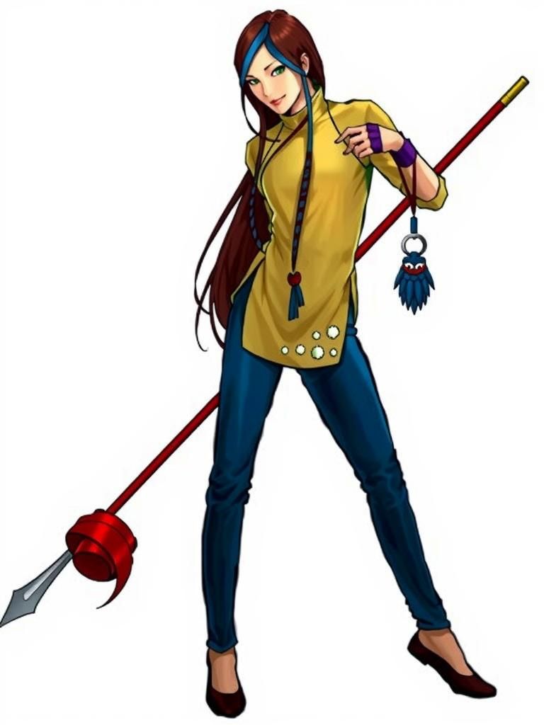 Lucy Liu as Shion: Comic Book Illustration