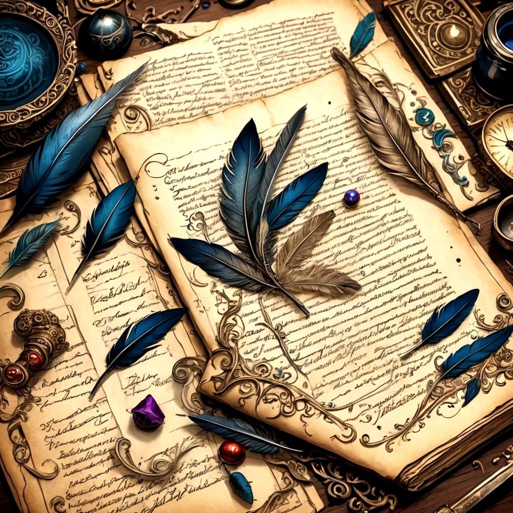 Ancient manuscript paper