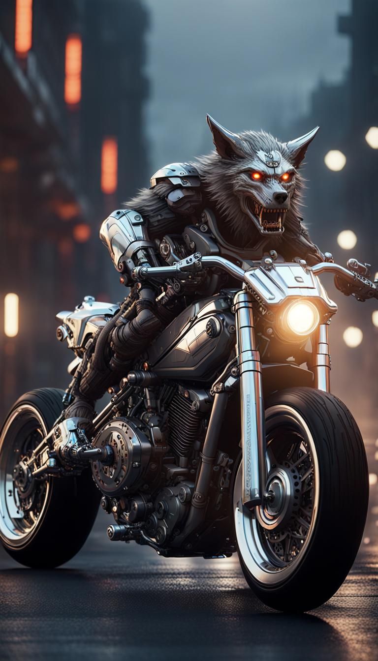 Werwolf biker from Mars