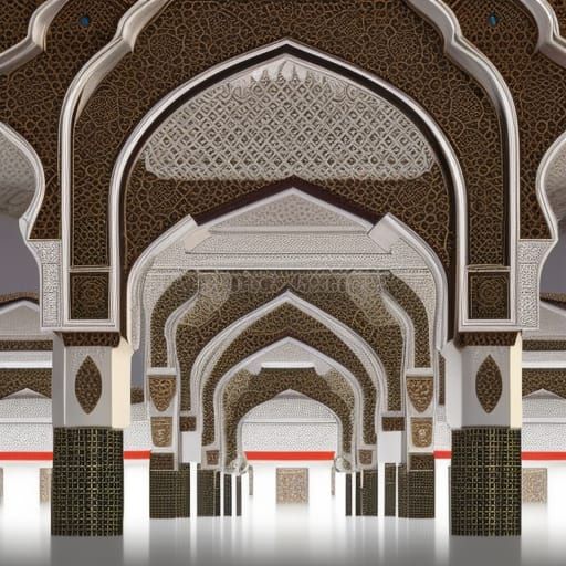 Modern Mosque Exterior in High Resolution