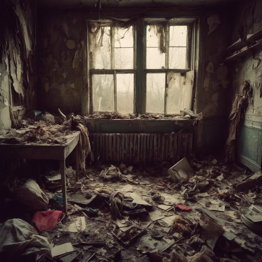 Macabre Kindergarten Classroom in Abandoned House