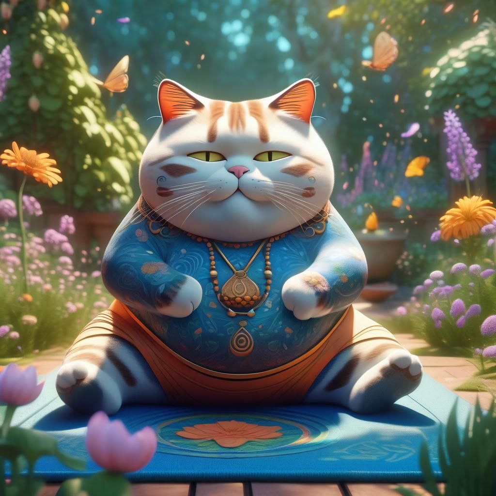 Yoga cat