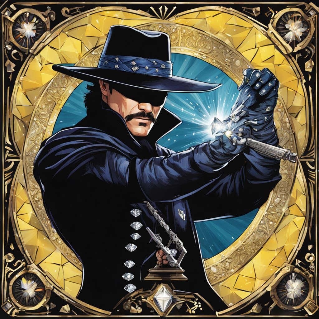 Zorro Brings Diamonds in a Gilded Aesthetic