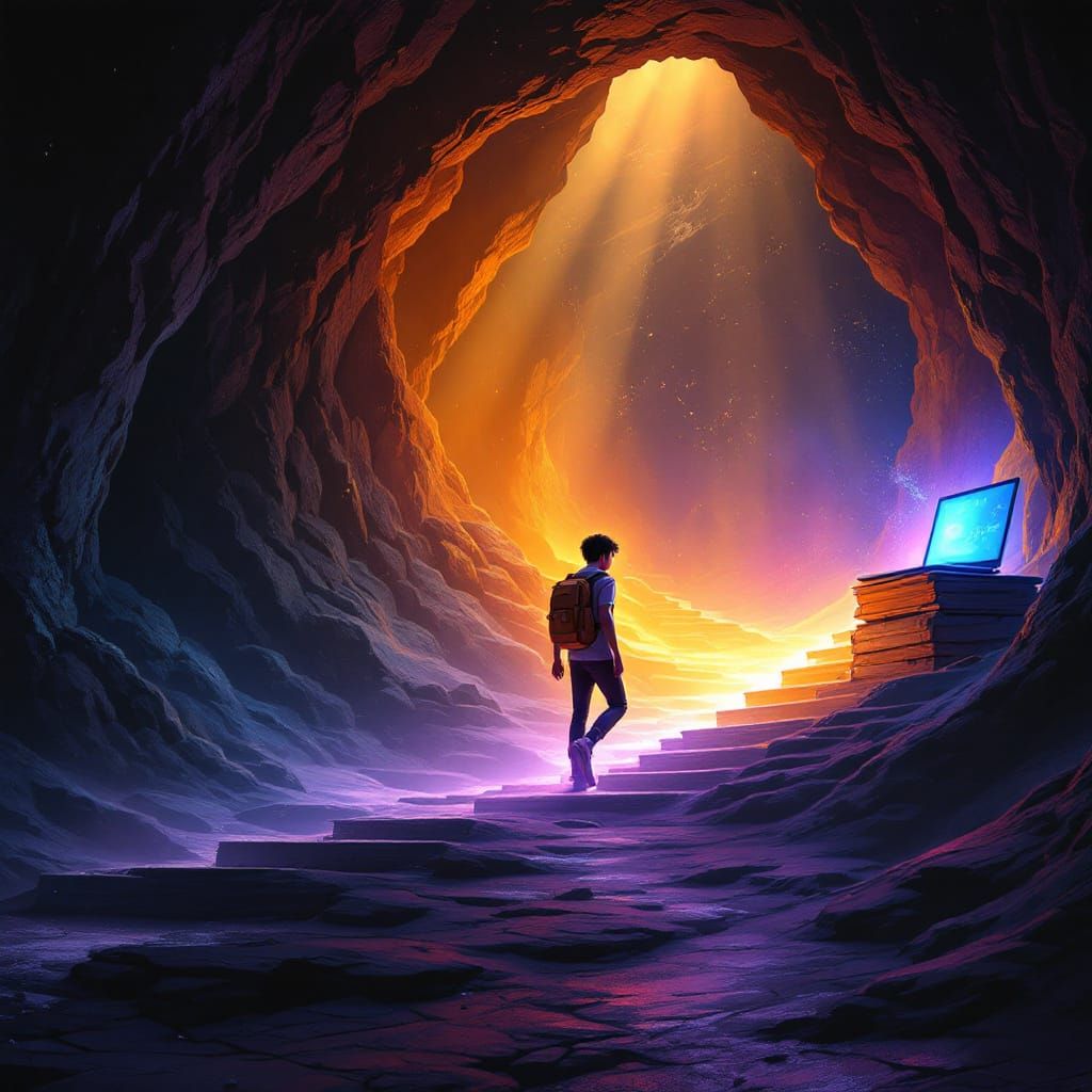 Evolution of Learning: A Surreal Journey