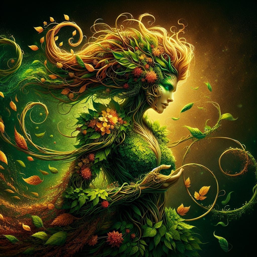 Thalara, the Sylph of the Verdant Wilds
