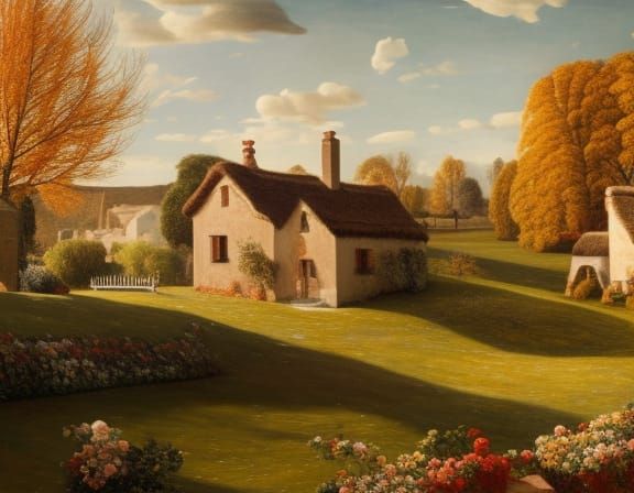 Hyperdetailed Landscape: Seasons Collide in an Octane Render