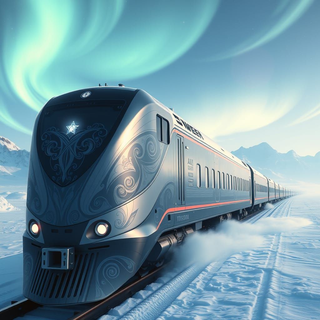 Starfleet Officer Commands Majestic Titanium Train Through S...