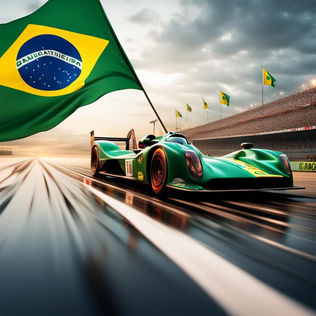 Brazilian Grand Prix: Racing Cars in Epic Detail