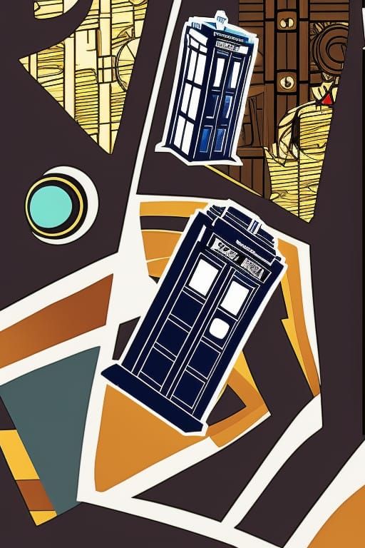 Dr. Who in Art Deco Style