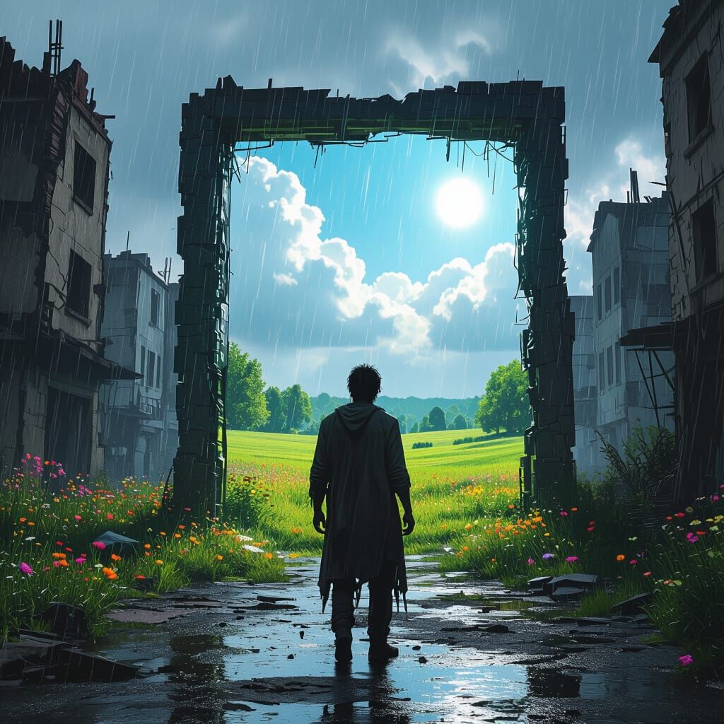 Dystopian Portal Reveals Hopeful New World