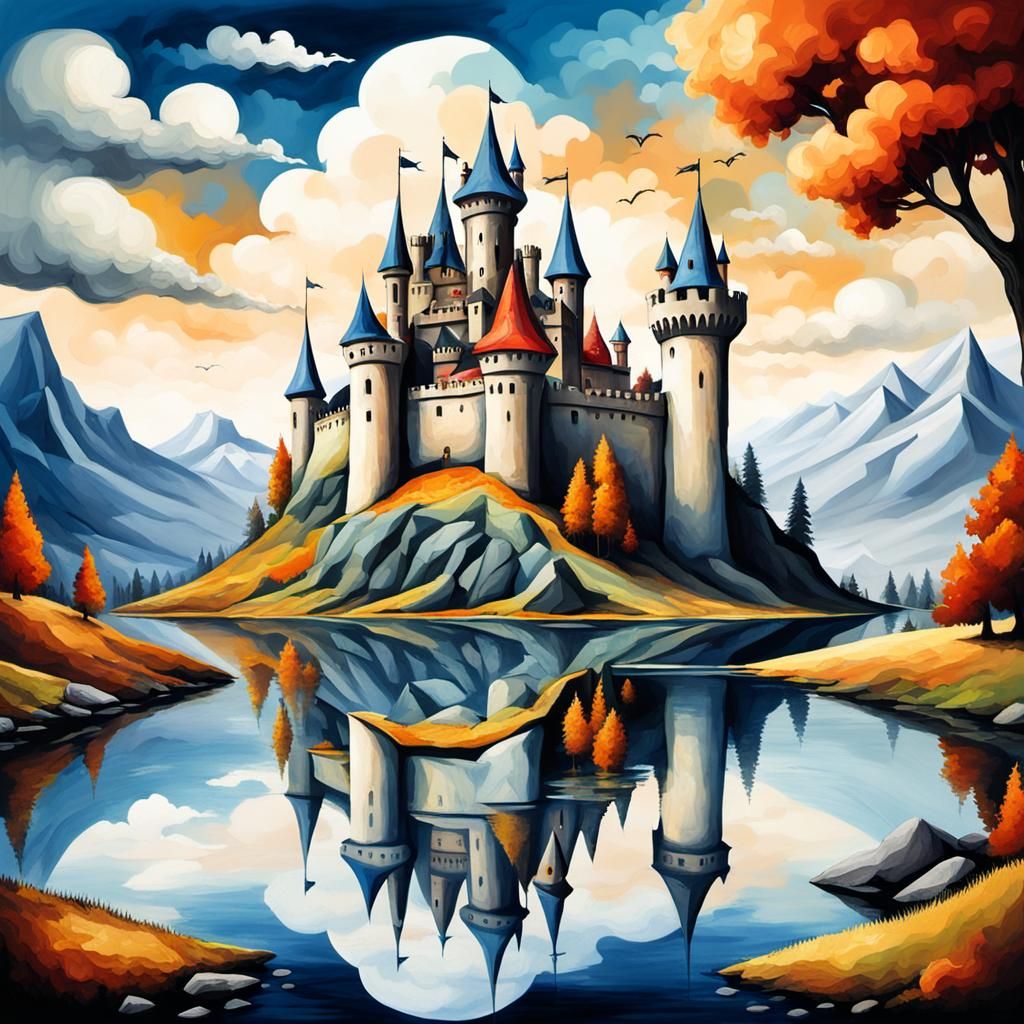Ethereal Castle Escapade in Dreamlike Realms