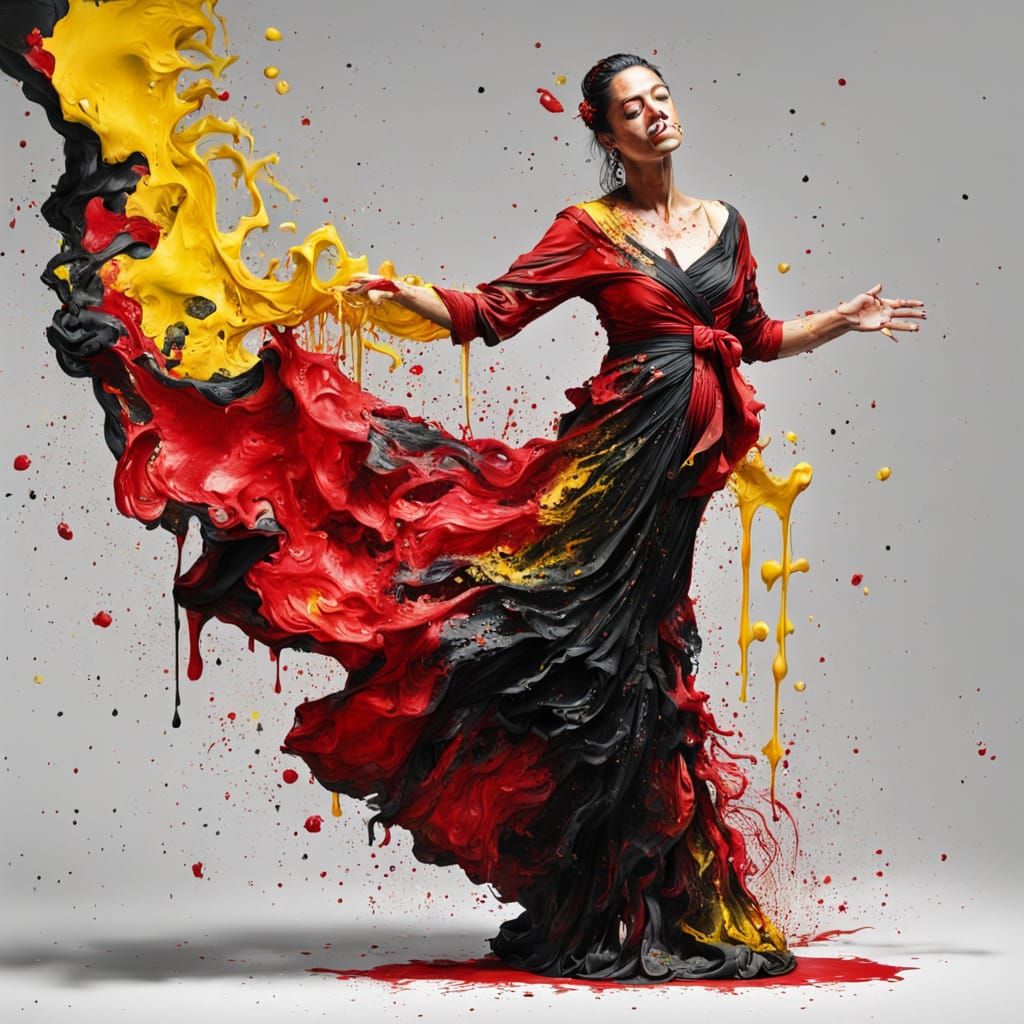 Dance of Vibrant Colors