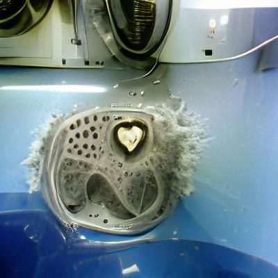 Washing Machine Heart Surreal Conceptual Art