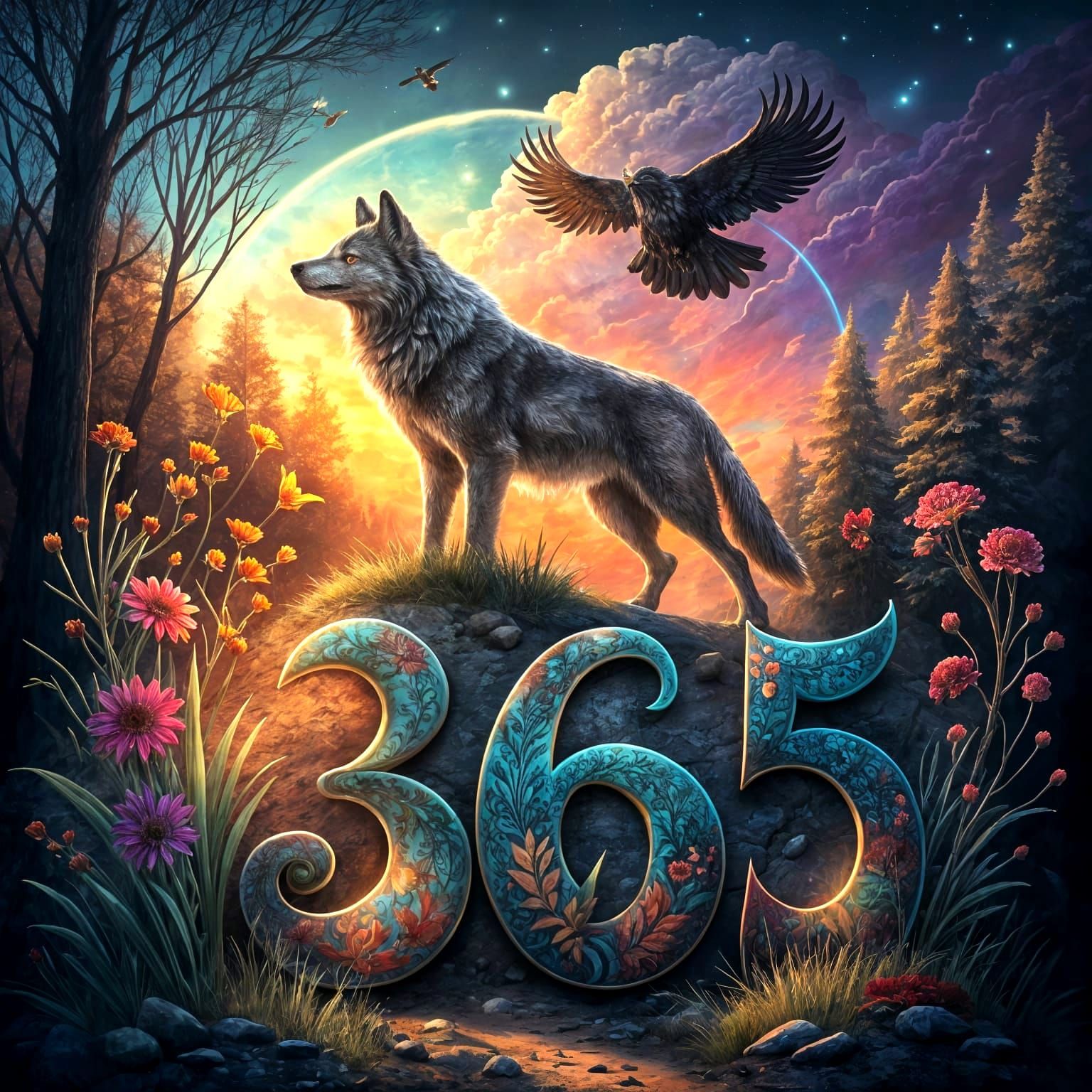 Celebrating 365 with Night Cafe