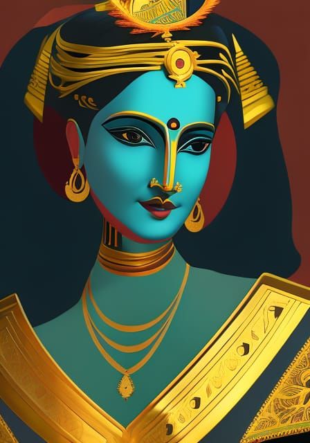 Indian Culture: Women in Holographic Digital Art