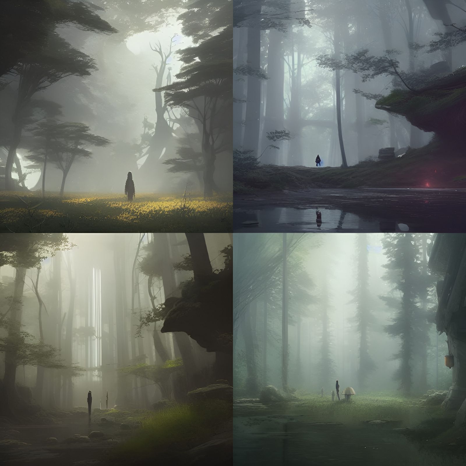 Liminal Spaces by Greg Rutkowski in Studio Ghibli Style