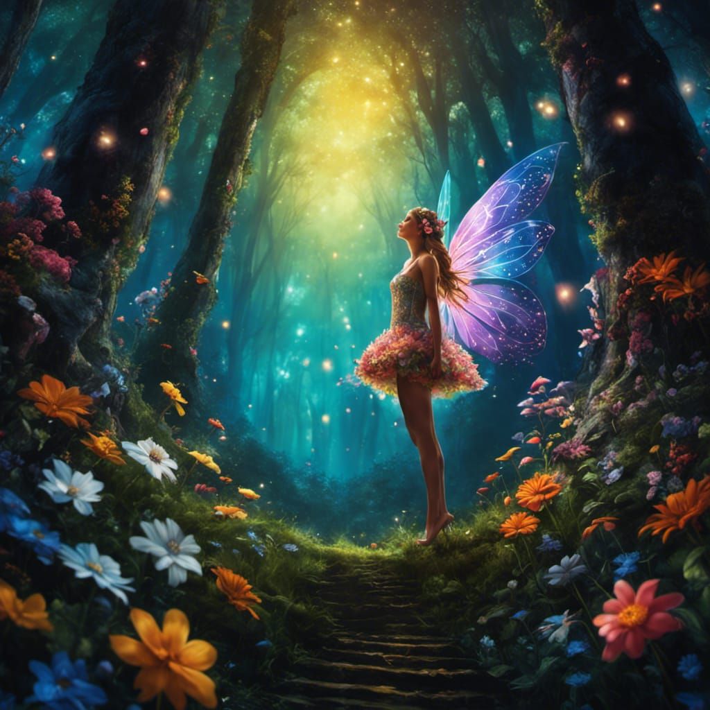 Fairy tale view from below