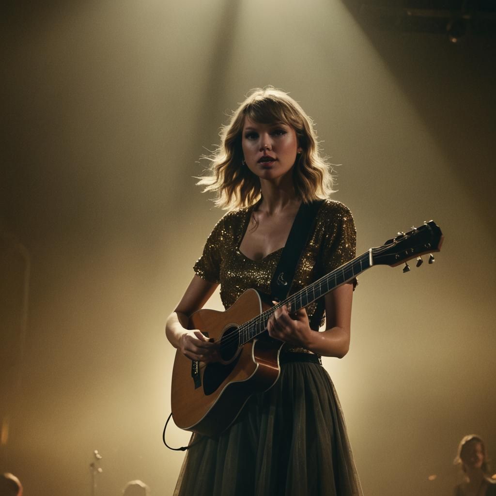 Taylor Swift Shines Under Spotlight in Cinematic Masterpiece