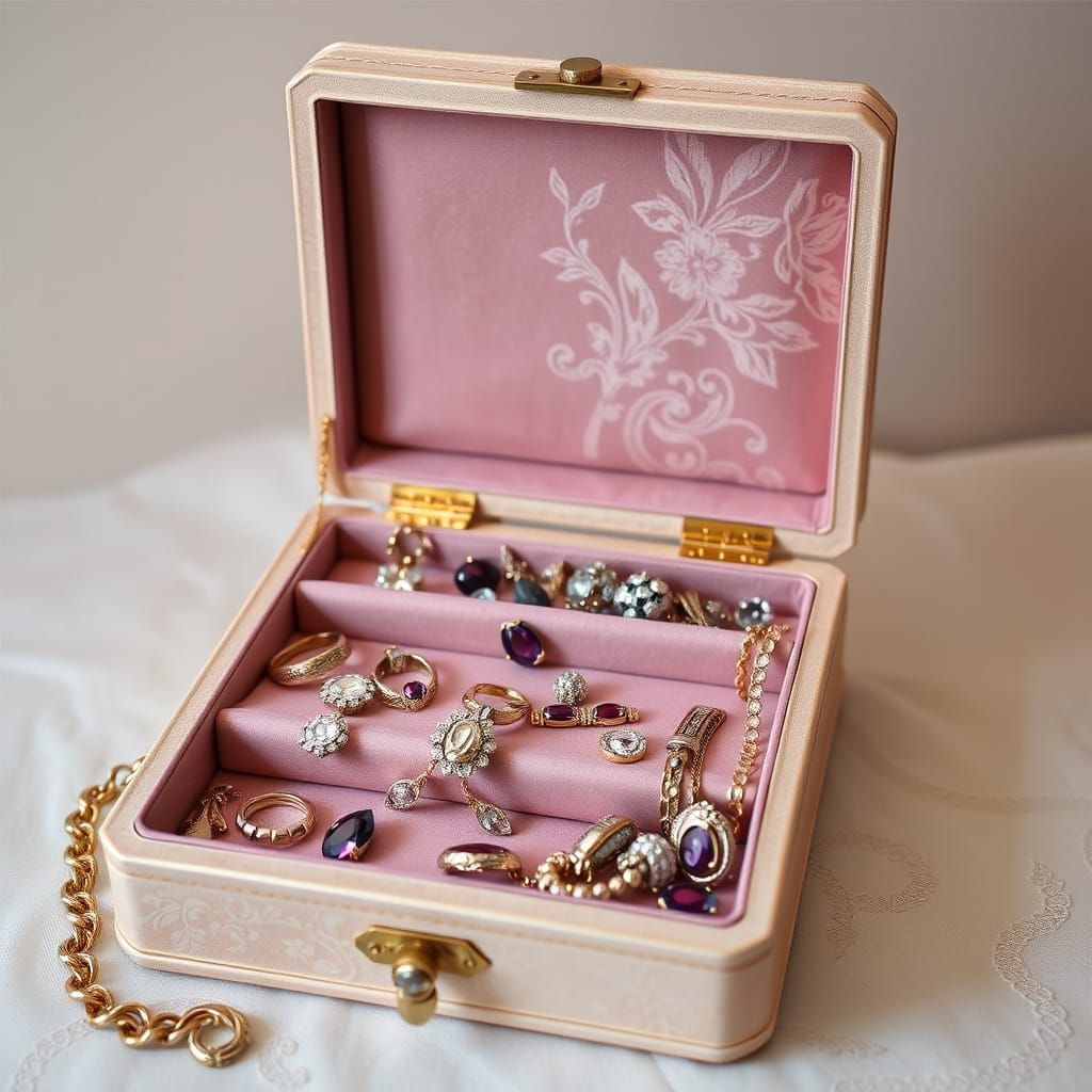 Jewellery Box Overflowing with Jewels