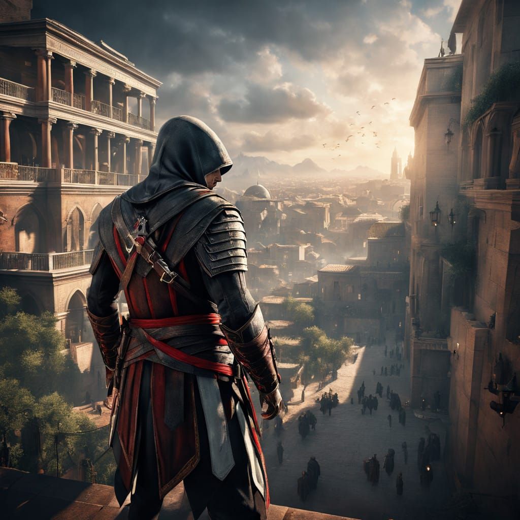 Ezio Auditore: Epic Cinematic Digital Matte Painting