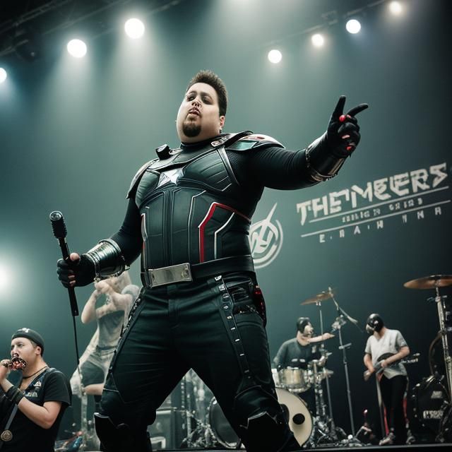 Metal Band's Humorous Avengers Cosplay Concert