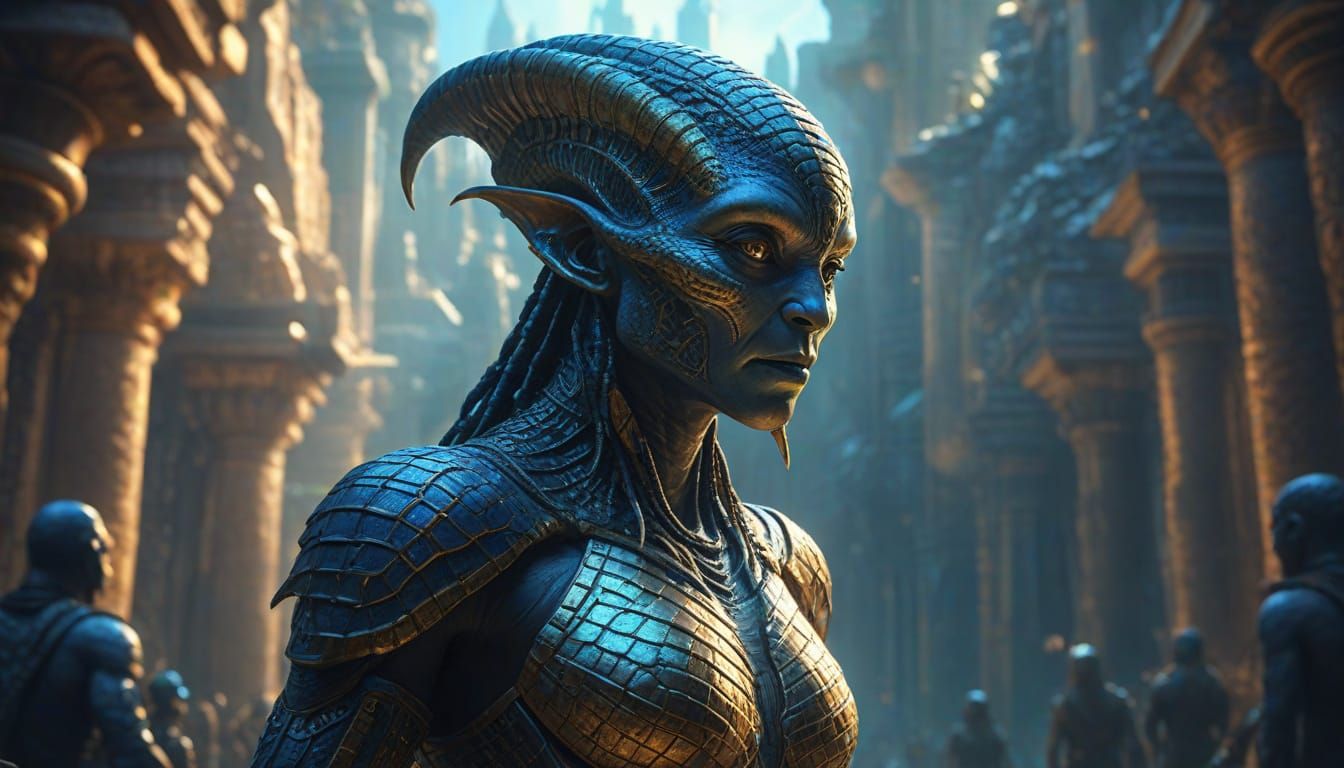 Scaly Aliens Mysteriously Influence Ancient Atlantis