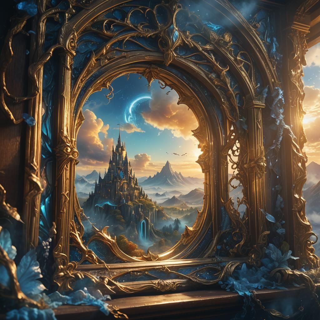 Mystical World in Magic Picture Frame: Fantasy Concept Art