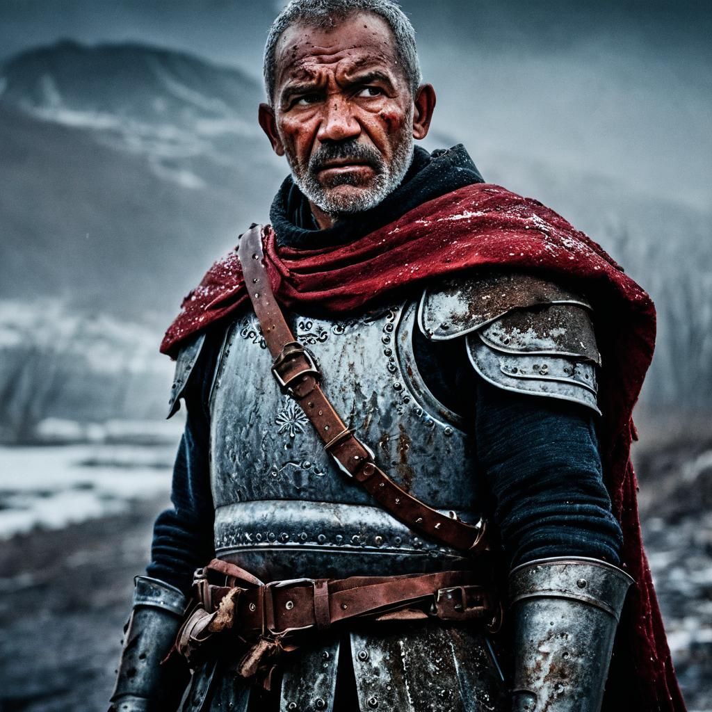 Aurora Knight Errant on Frozen Lake