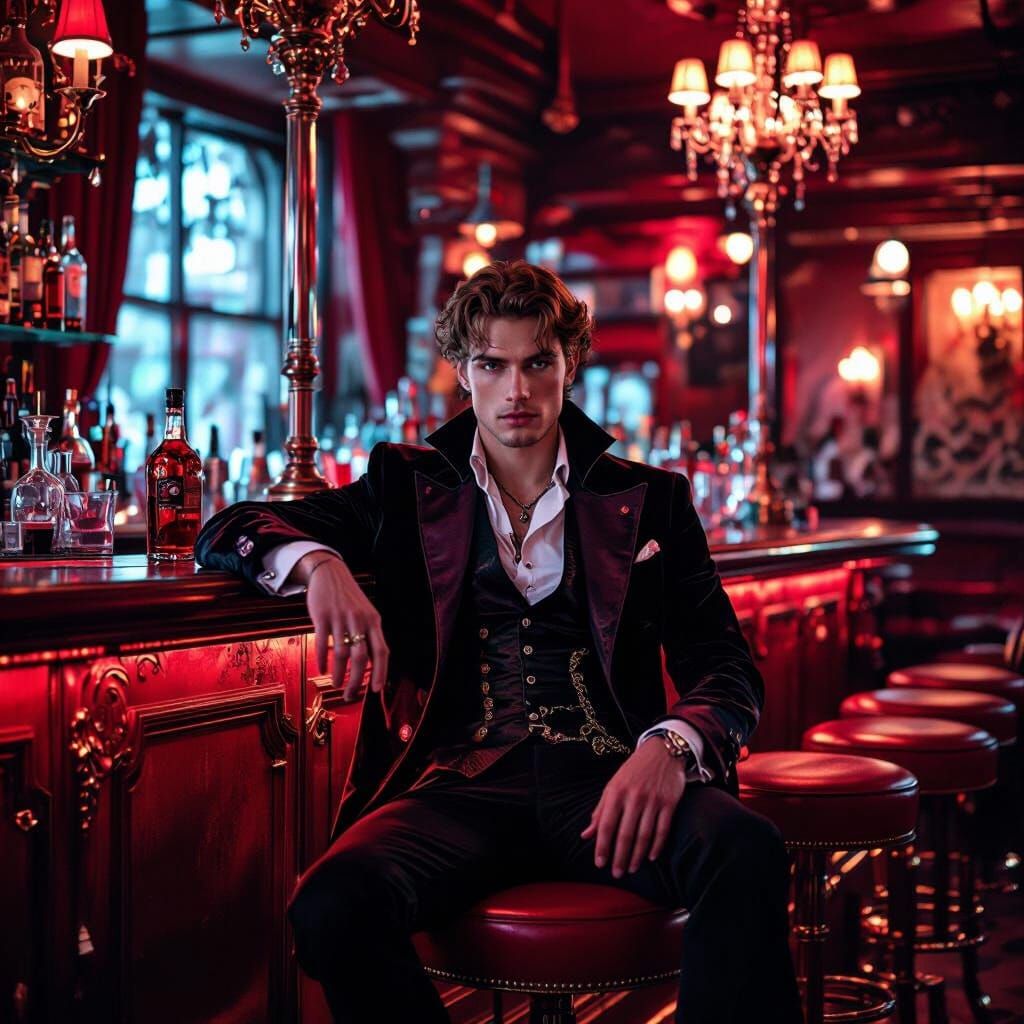 Vampire Noble at Decadent Bar