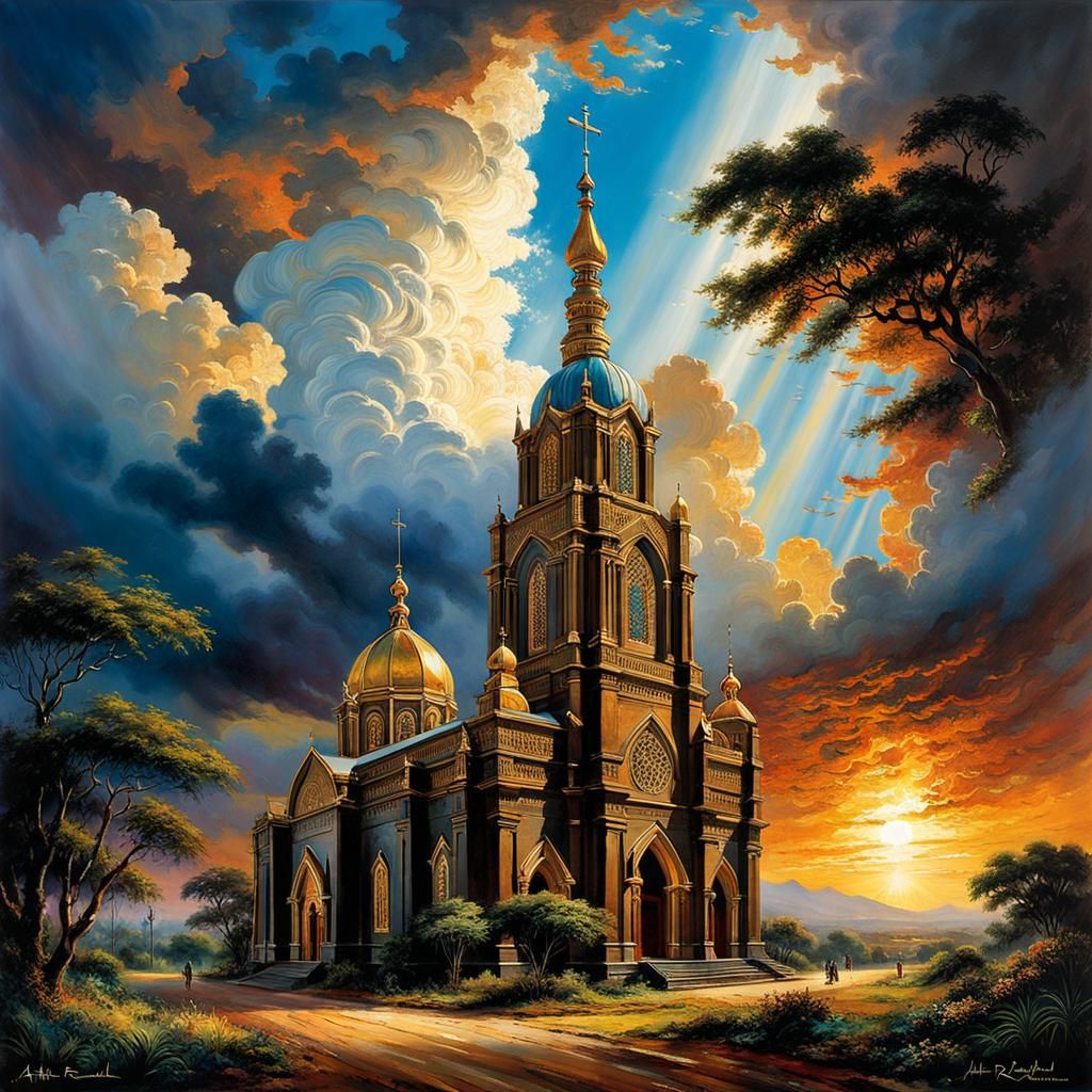 Holy Trinity Cathedral in Addis Ababa, Ethiopia