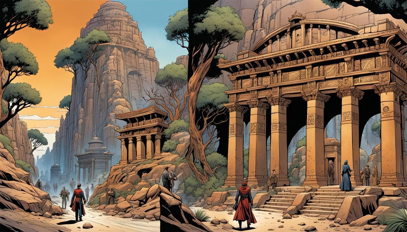 Eastern Gate: Comic Book Adventure in Arabian Desert