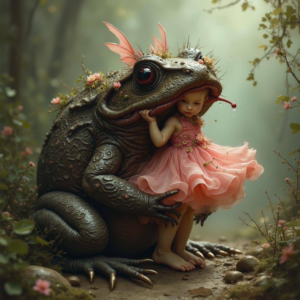 Toad's Grasp: A Dark Fairy Tale in Ethereal Style