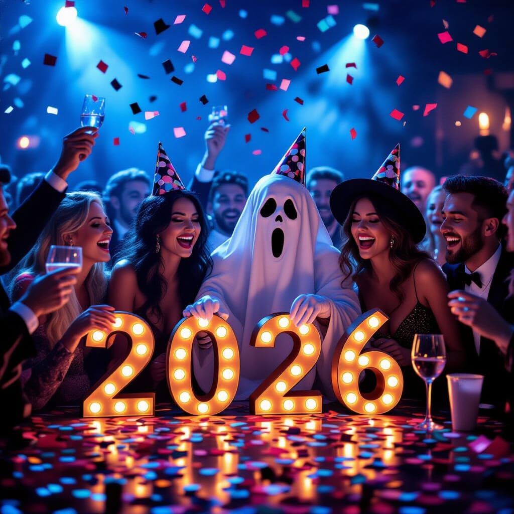 Spooky New Year 2026: Ghosts, Spirits, and Undead Party