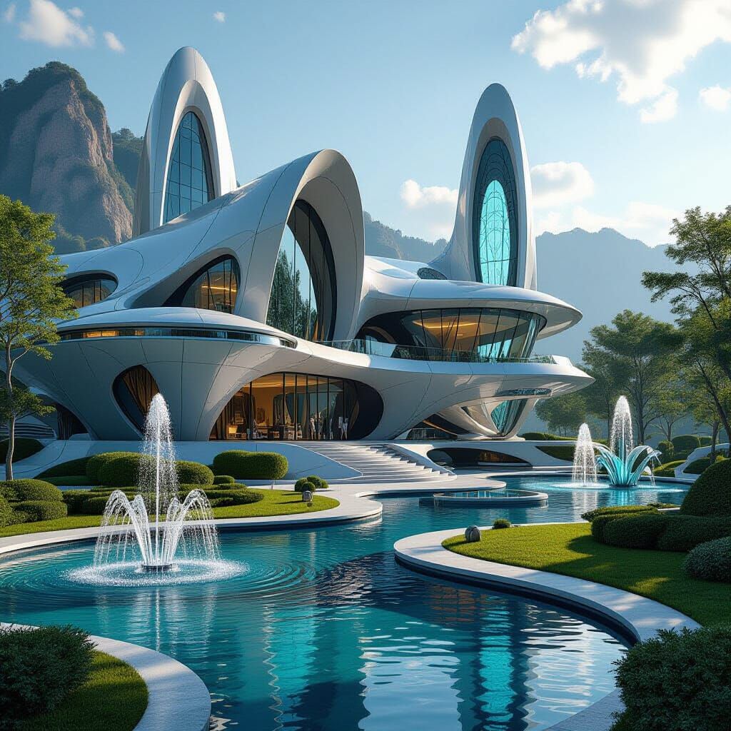 Futuristic Mansion