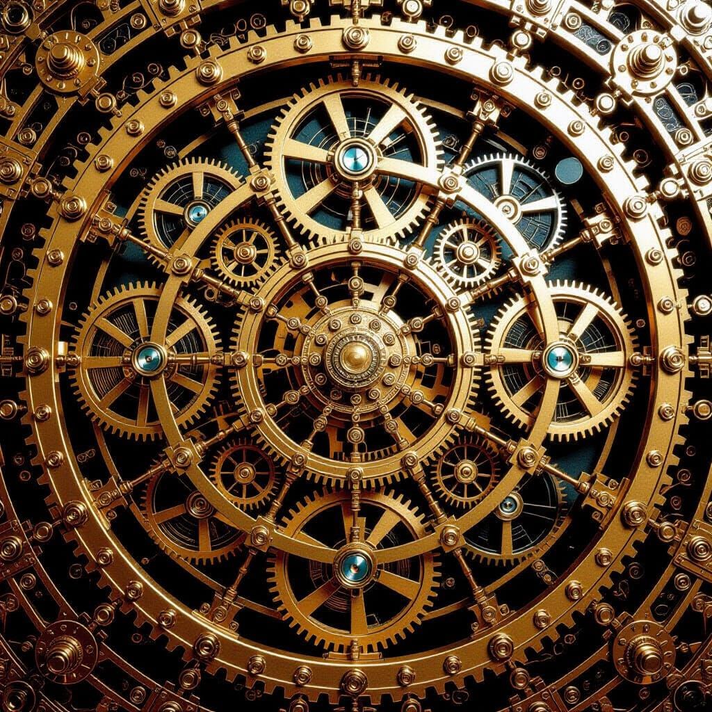Mesmerizing Steampunk Clockwork Kaleidoscope