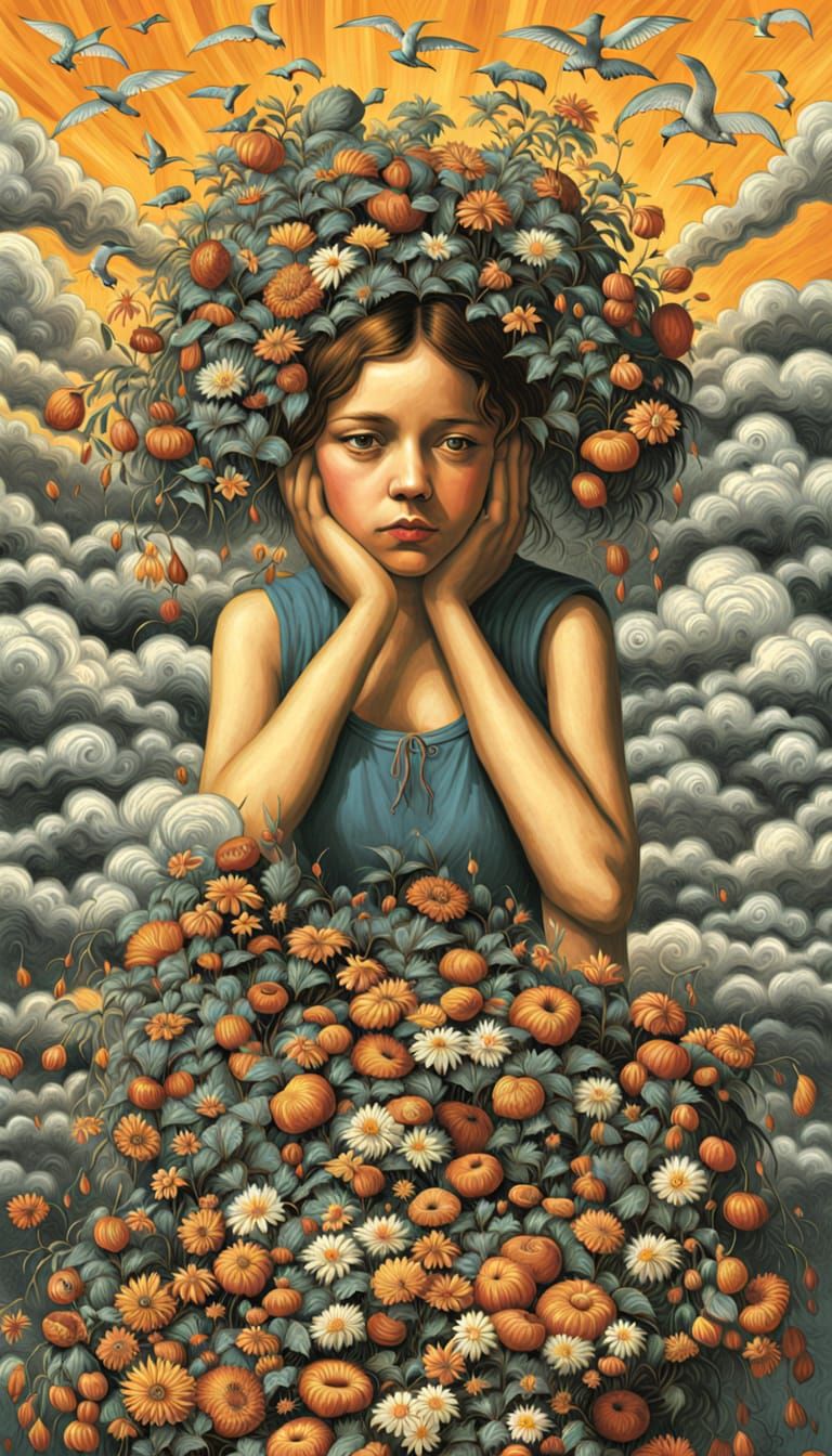 AI's Sadness: A Visual Exploration of Emotion