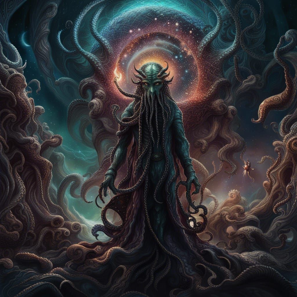 Lovecraftian Deity Witnesses End of Universe