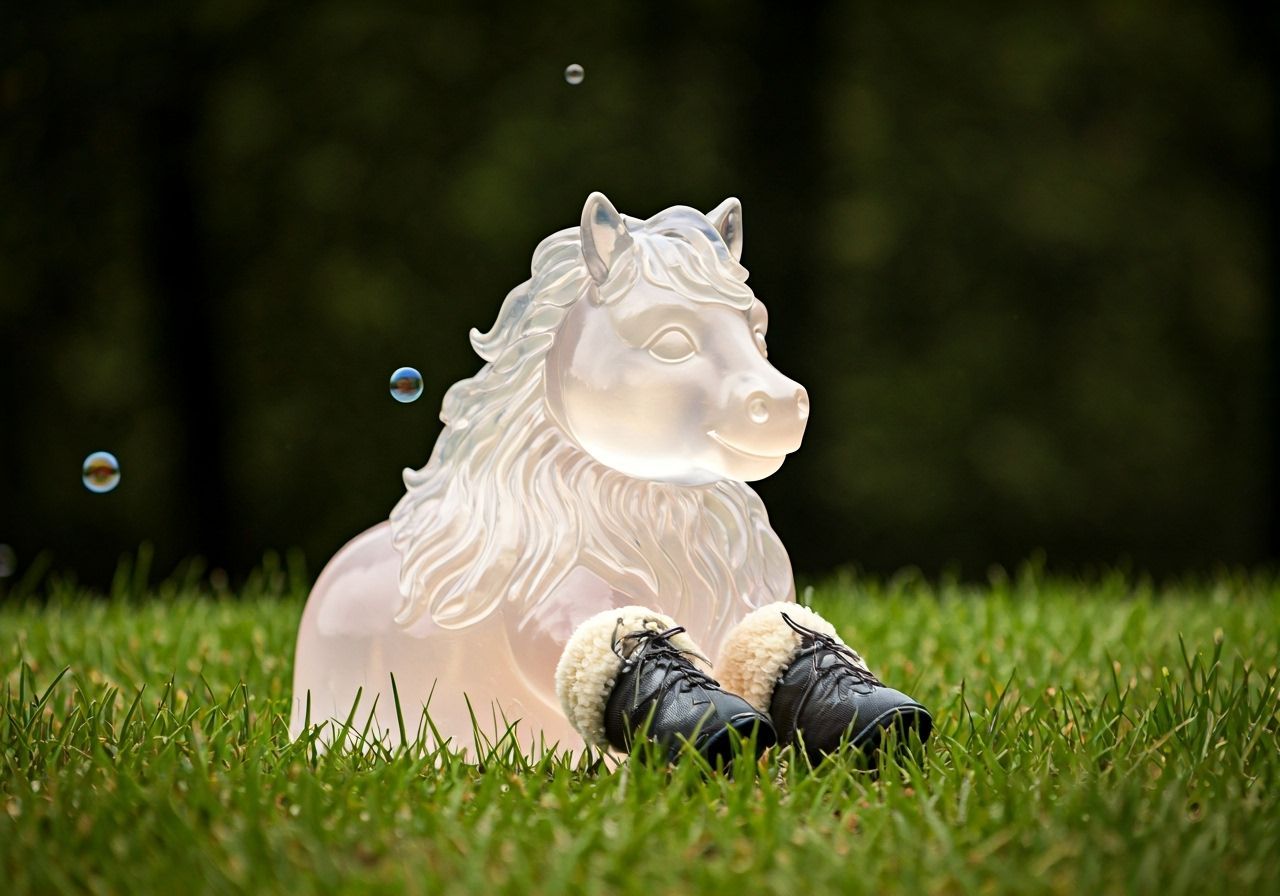 A Bioiridescent Lux Soap Bubblebeast Basking in the Lux of t...