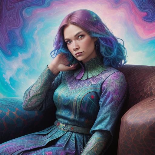 Sloth in Dream Clouds and Nightmare Hellscape