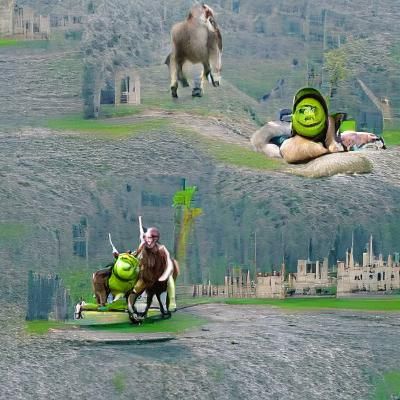 Shrek and Donkey Ride