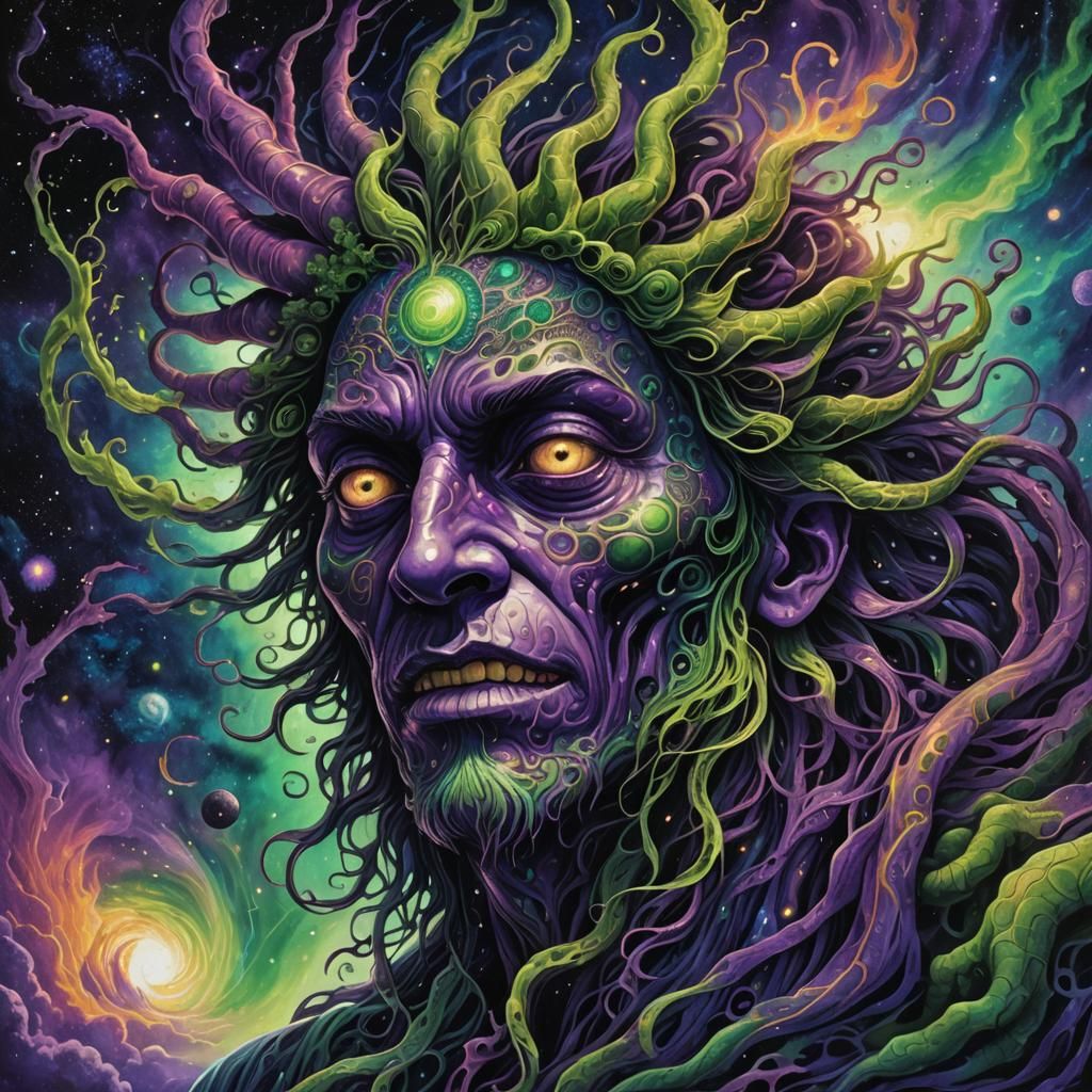 Cosmic Horror: A Visionary Astral Creature